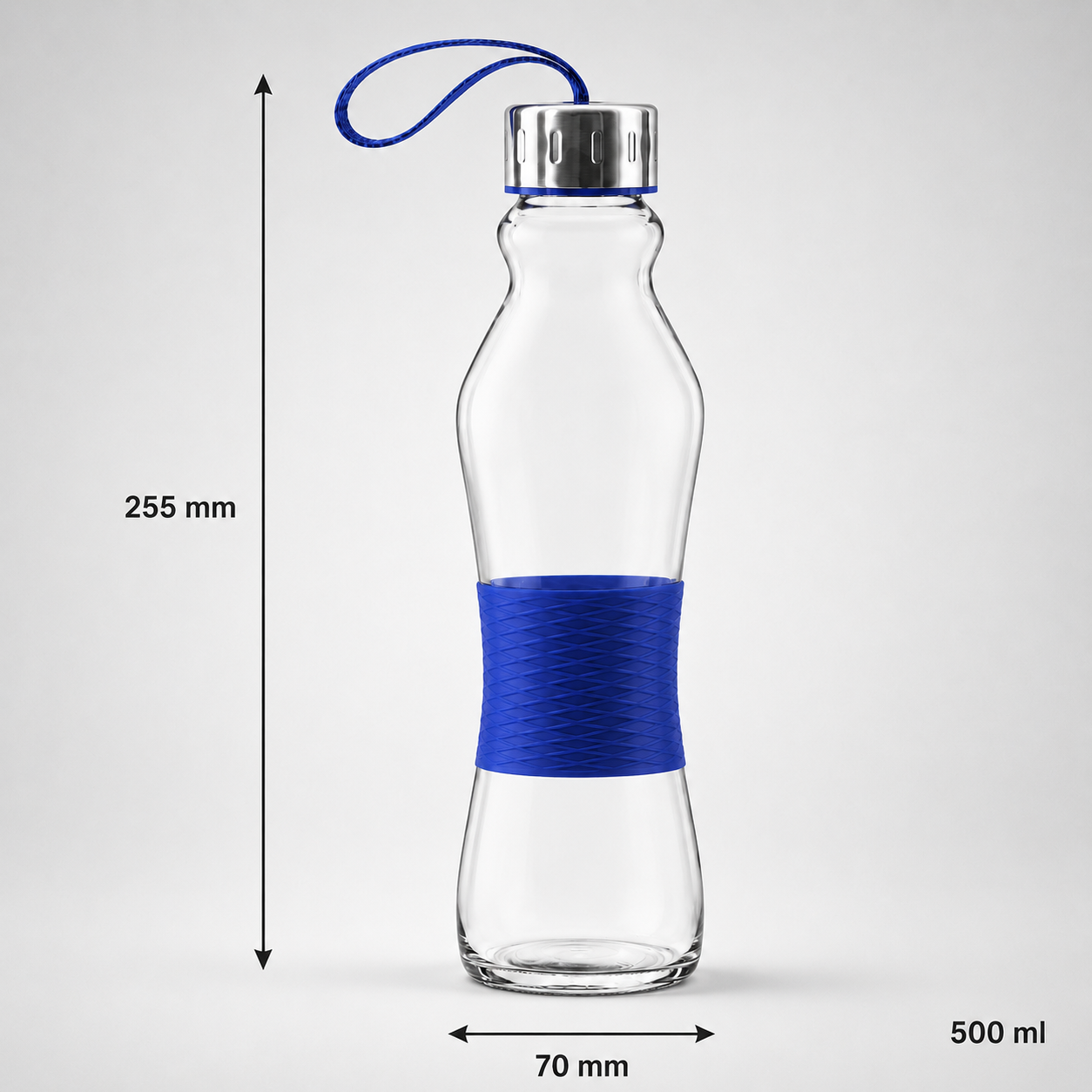 Consol Glass Grip & Go Bottle with handle 500ml - Image 3