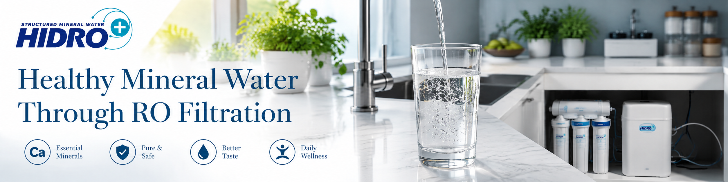 Healthy Mineral Water Through RO Filtration