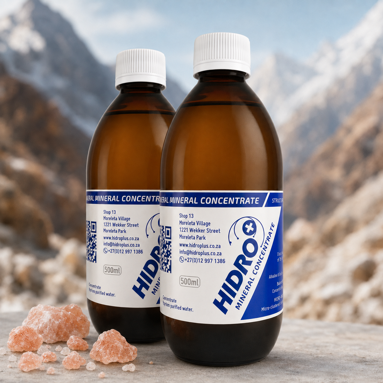Hidro+ Natural Mineral Concentrate - 2x500ml