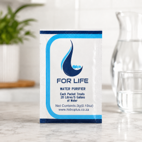 For Life Water Purifying Sachet – Treats 20 Litres